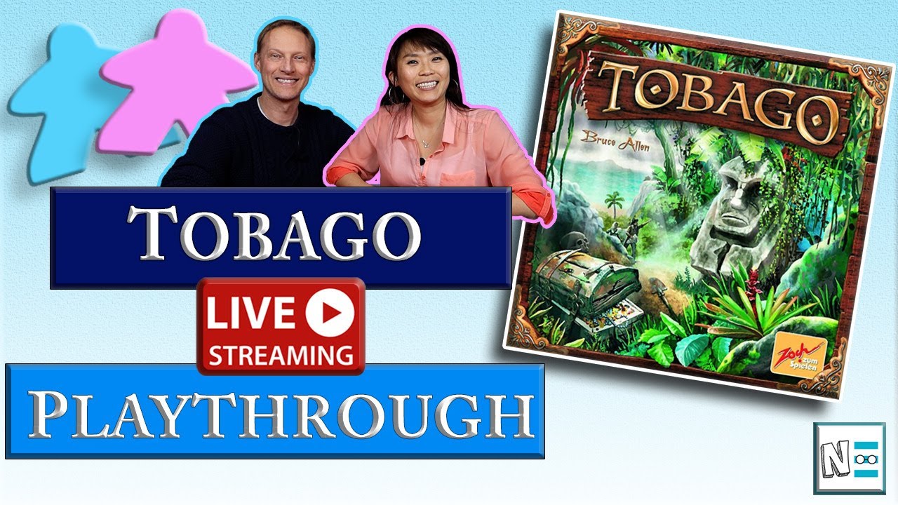 Let's Play TOBAGO -  Live Board Game Playthrough & Review #27