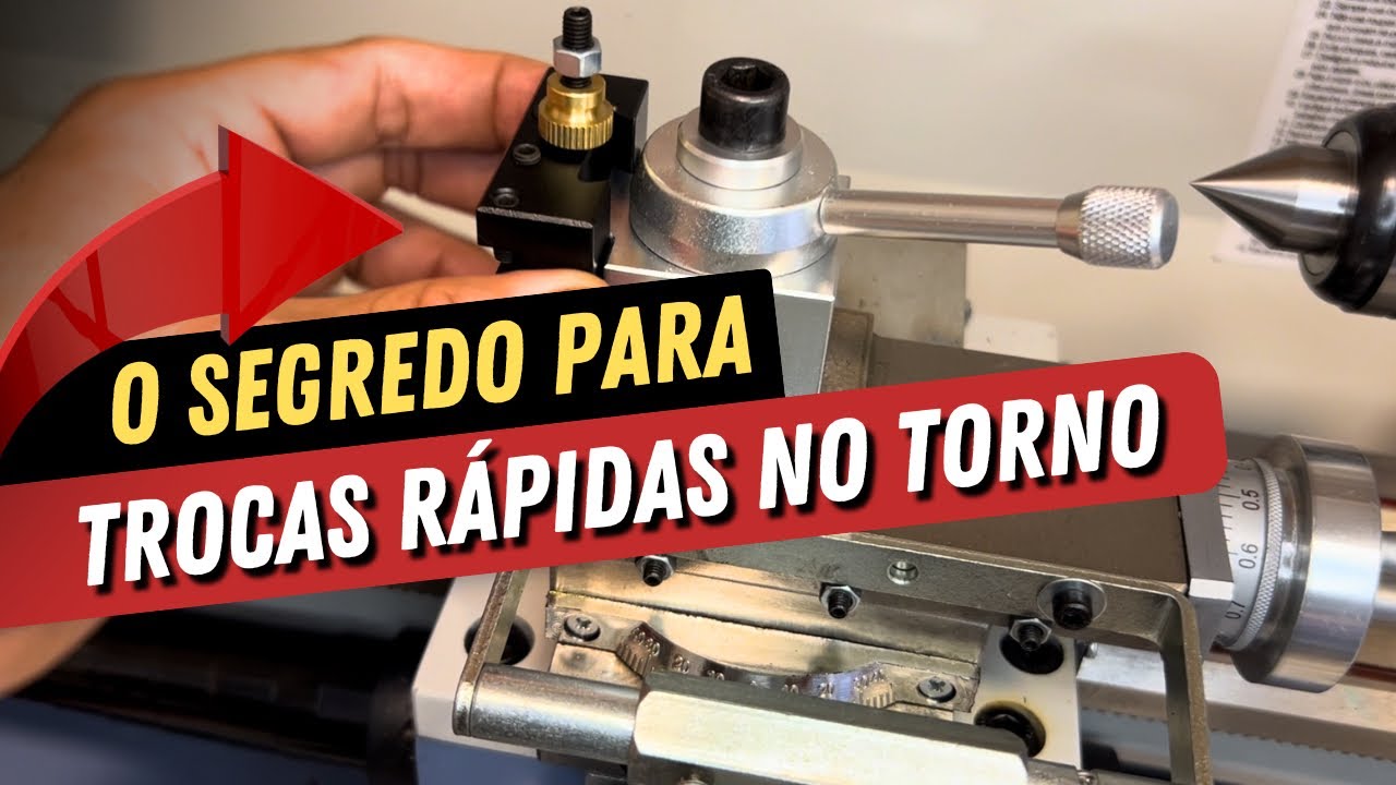 Como Instalar Castelo Troca Rápida no Torno – Passo a Passo!