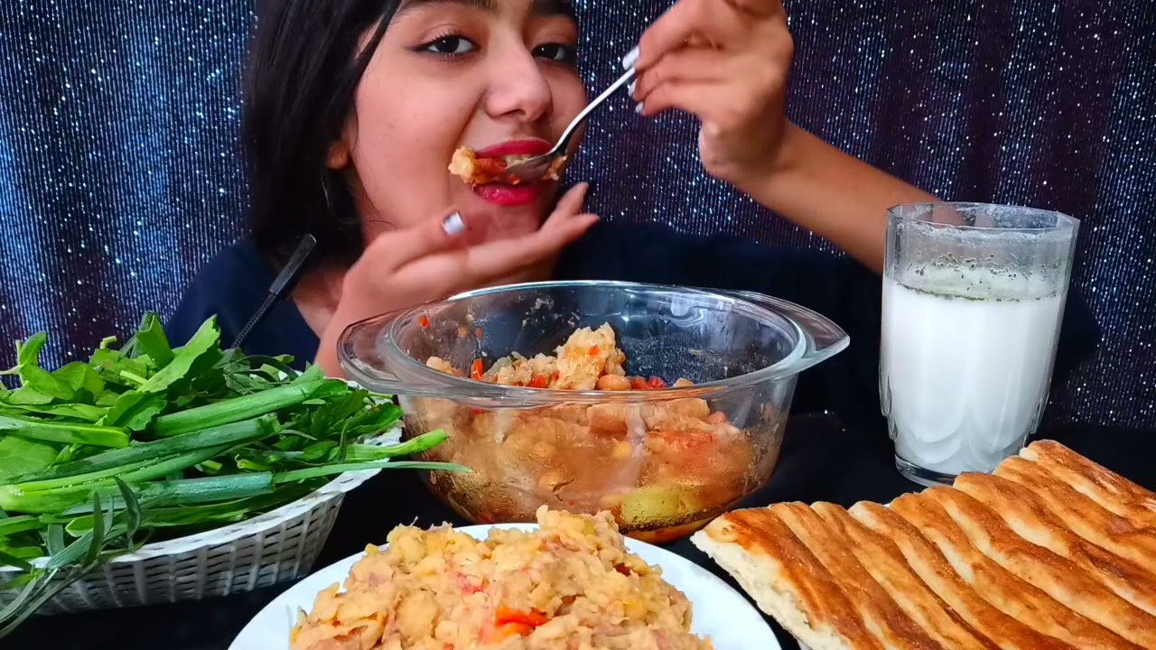 MUKBANG PERSIAN FOOD (ABGHOSHT),ASMR PERSIAN FOOD, موکبانگ آبگوشت غذای ایرانی
