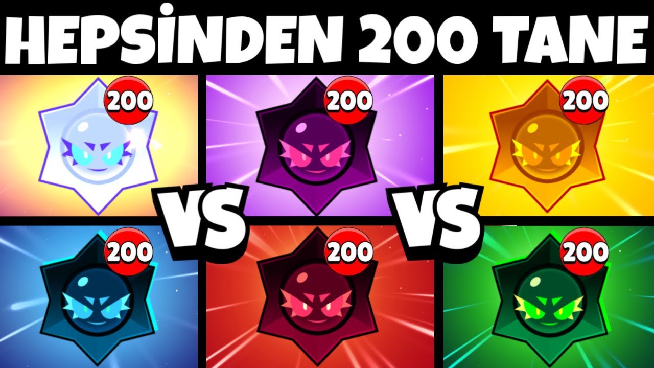 TÜM KAOS HEDİYELERİNDEN 200 TANE AÇTIM HER ŞEY ÇIKTI ?? BRAWL STARS