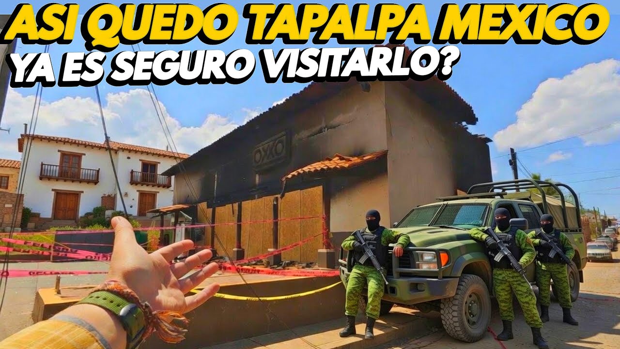🔥😢 Asi Quedo TAPALPA después del OPERATIVO MILITAR