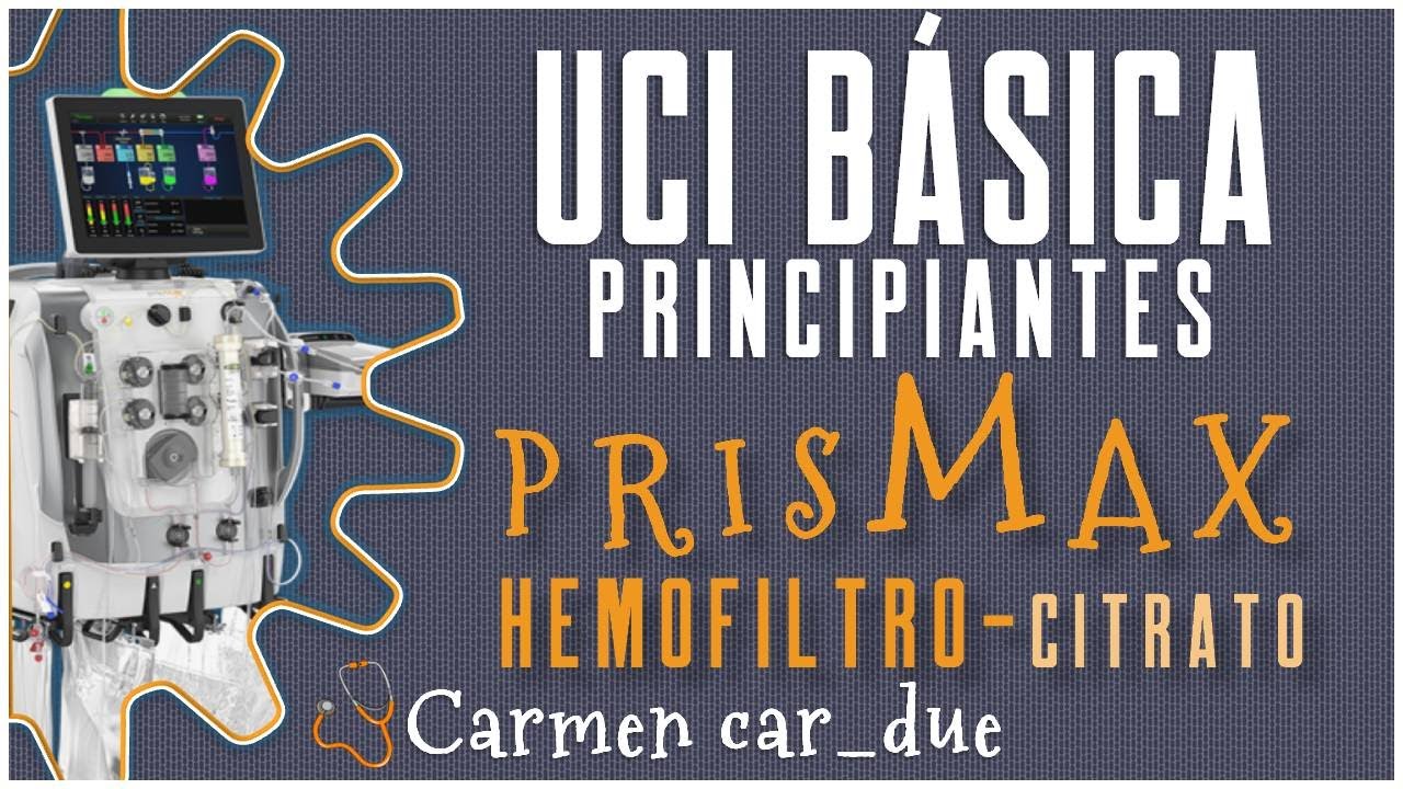 ♟️PrisMax HEMOFILTRO. Terapia con HDFVVC con CITRATO - CALCIO