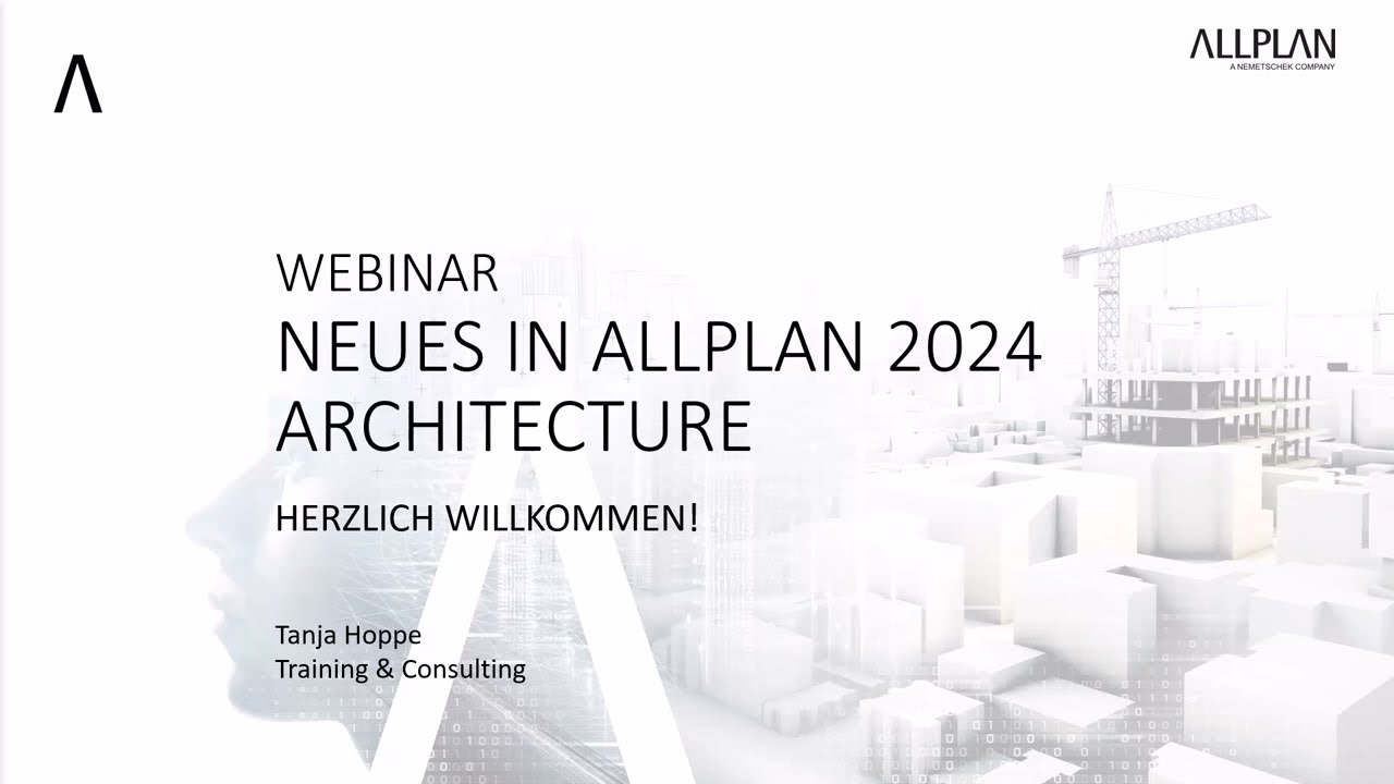Neues In ALLPLAN 2024 für Architekten