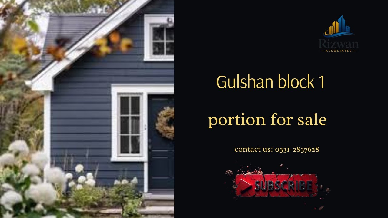 Portion available for sale | Gulshan e iqbal block 1 | first floor | 3bed DD | 200 Square yards