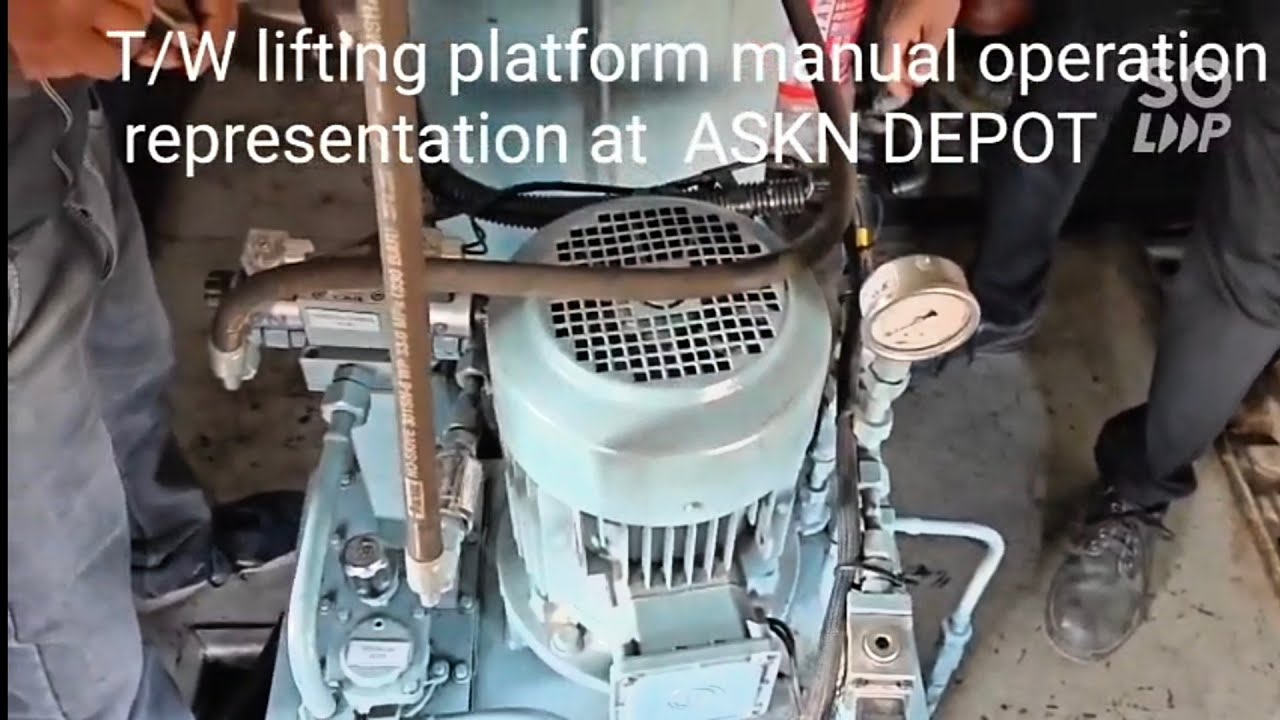 Tower wagon Lifting platform manual operation! TW ! OHE work ! 