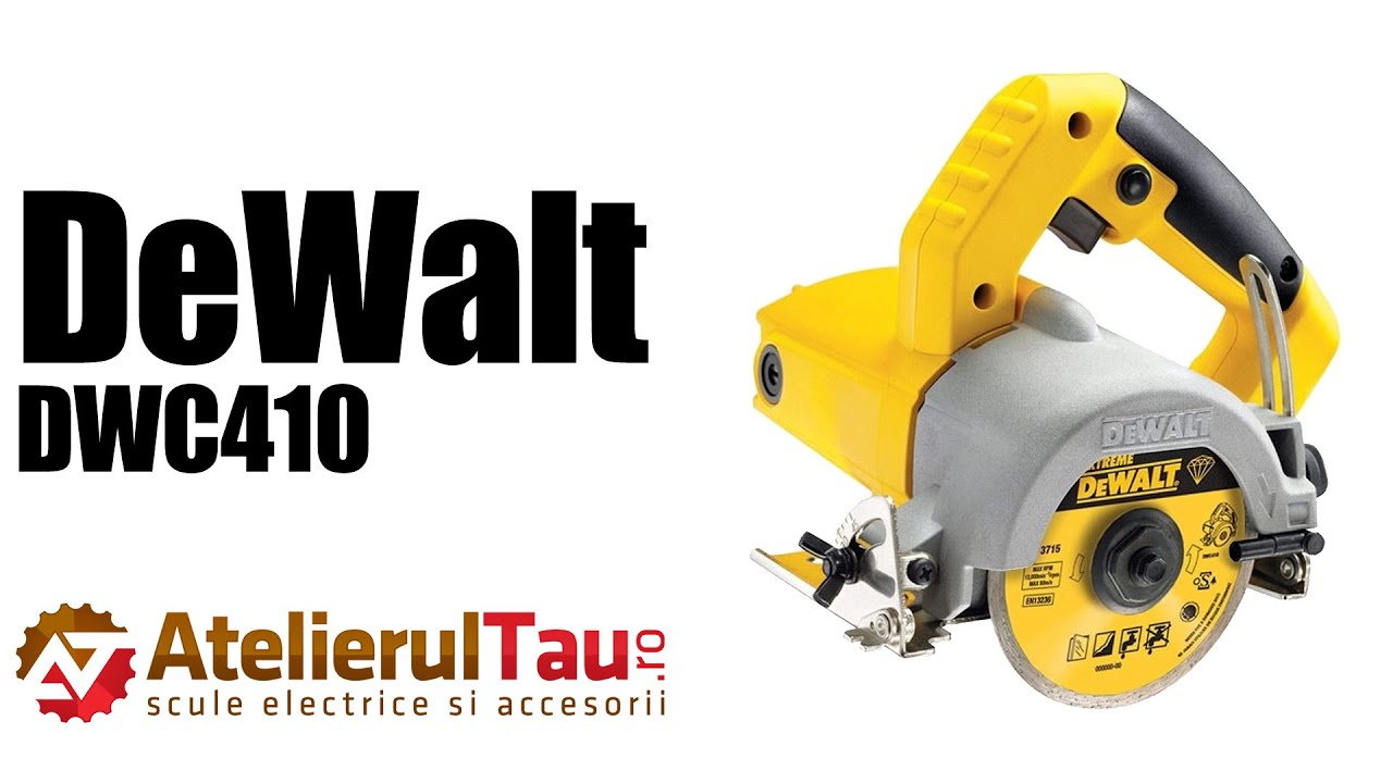 DeWalt DWC410 - Masina de taiat cu disc diamantat, 1300 W, 110 mm - Prezentare&Test in sarcina