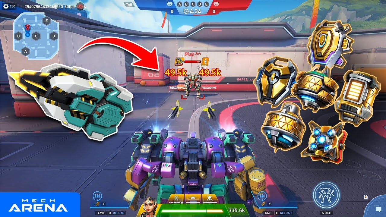 Testing Revoker 12s Against Bastion With Different MODS | Mech Arena | Test Server