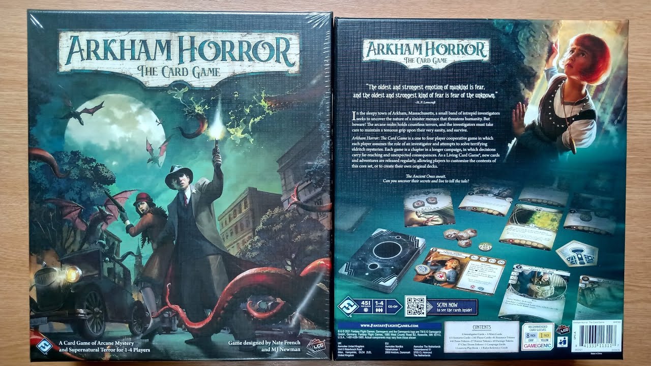 Arkham Horror: The Card Game - Revised Core Set UNBOXING in 60ish seconds - Fantasy Flight Games