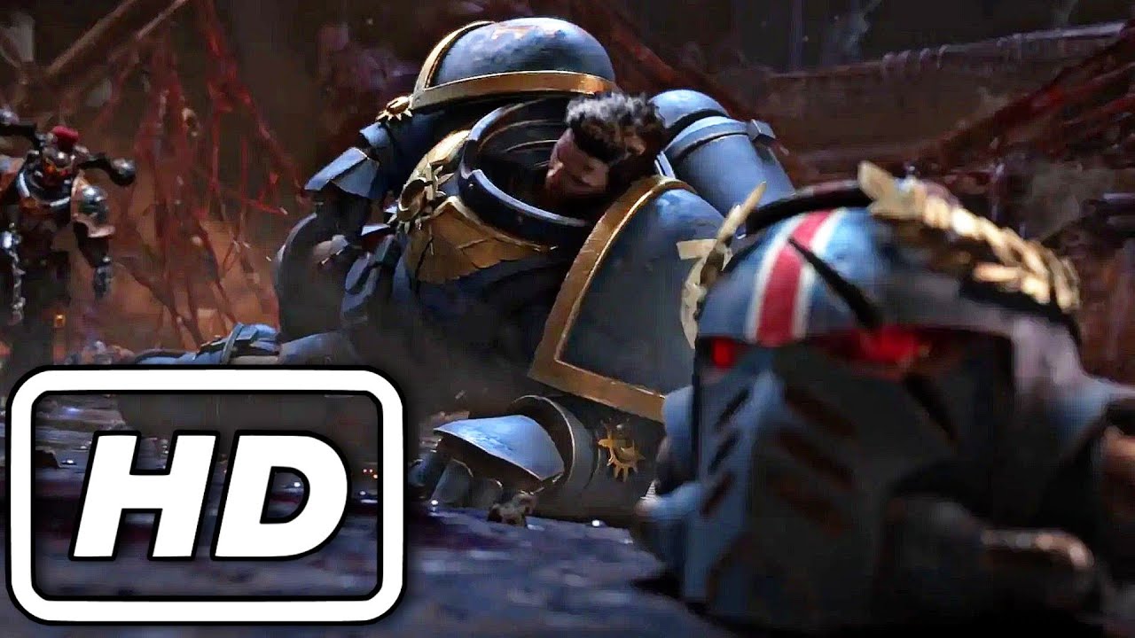 Тираниды уничтожают космодесантников — Warhammer 40K | Сцена боя в 4K (2023)