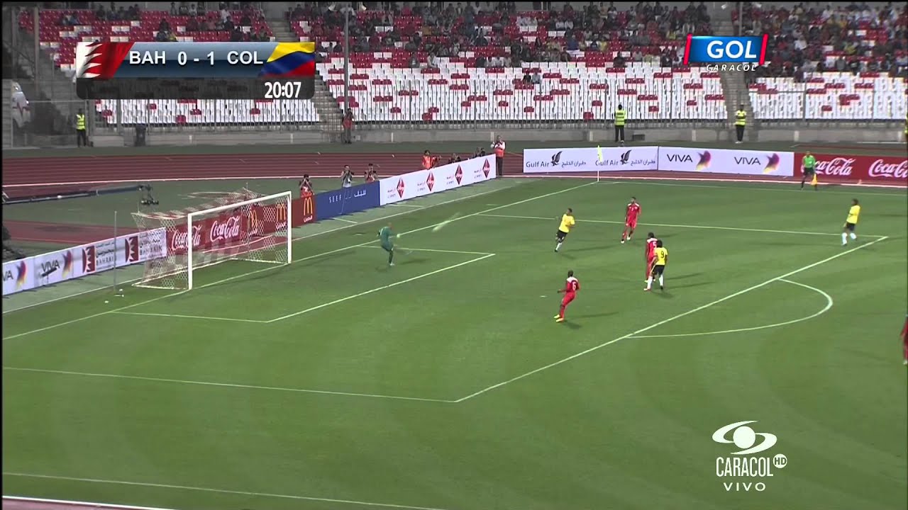 PARTIDO SELECCION COLOMBIA VS BAHREIN 1ER TIEMPO