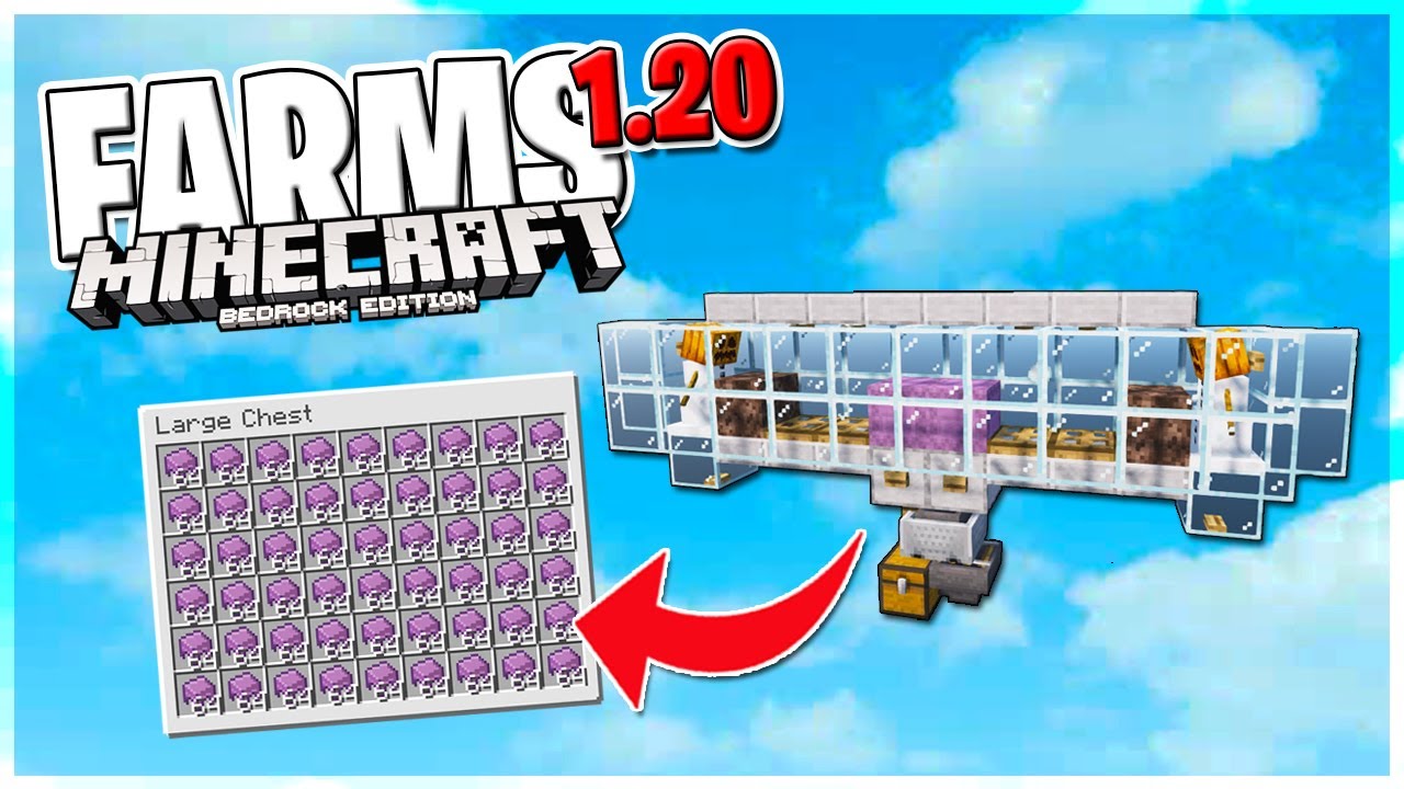 FARM SEMPLICE di SHULKER SUPER EFFICIENTE per Minecraft Bedrock 1.20 (MCPE/Xbox/PS4/Switch/Win10)