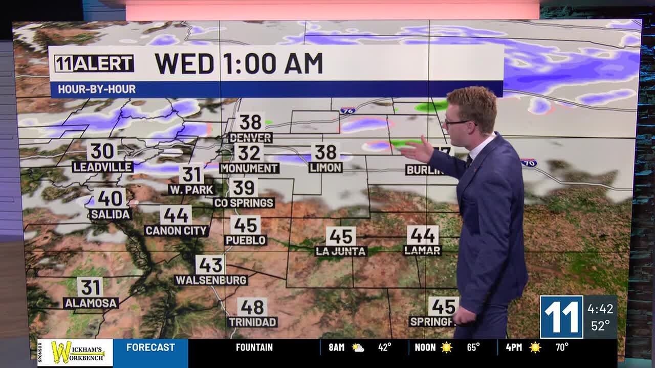 Sunny and warm Tuesday, much cooler Wednesday