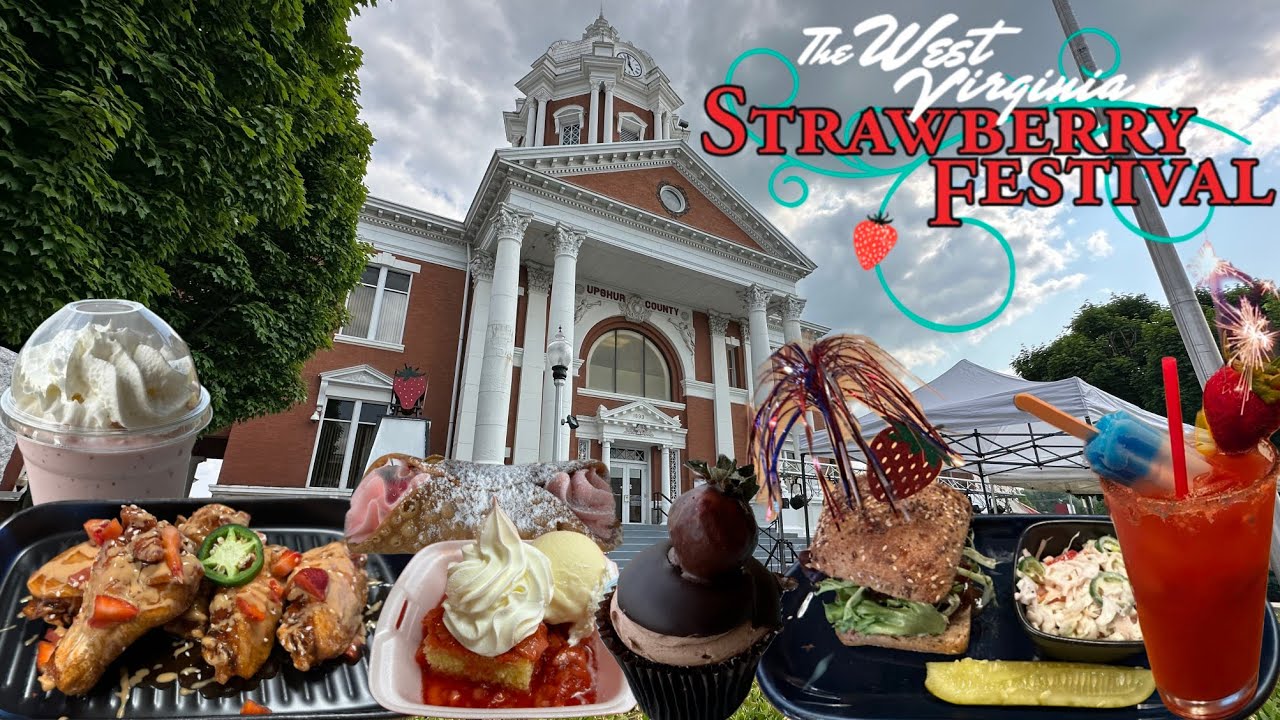 81st WV Strawberry Festival Food - Whistle Stop Grill Strawberry Menu