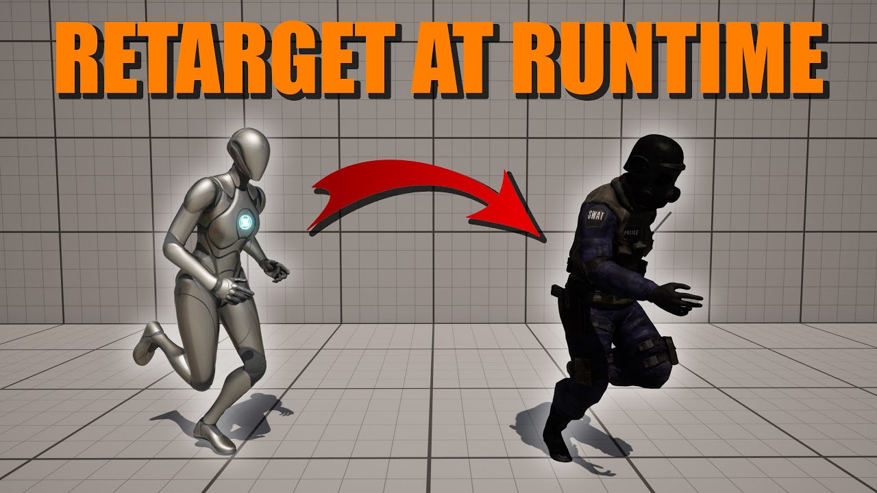 How To Do Animation Retargeting At Runtime In Unreal Engine 5 (Tutorial)