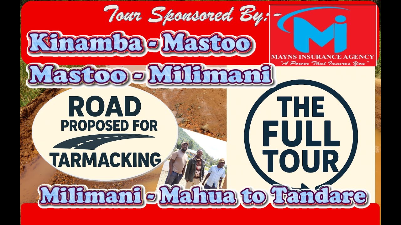 The full tour of Kinamba-Masto-Tandare Road proposed and gazzeted for tarmacking by the government.