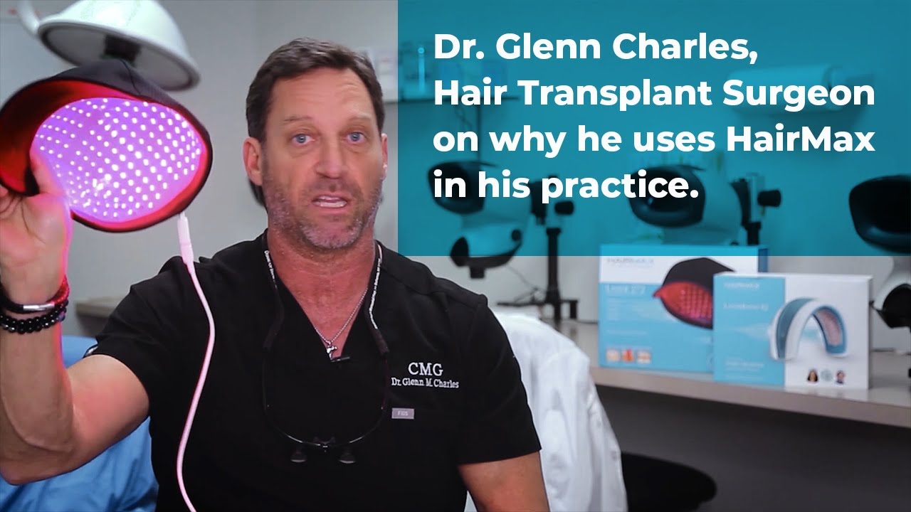 Dr. Glenn Charles, Hair Transplant Surgeon on why he uses HairMax in his practice.