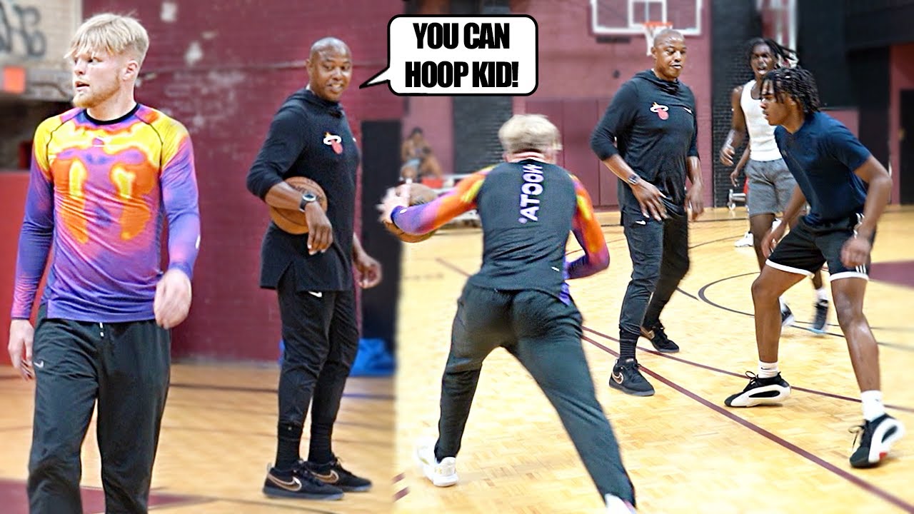 I Shocked An NBA Player During 5v5 Basketball Run!