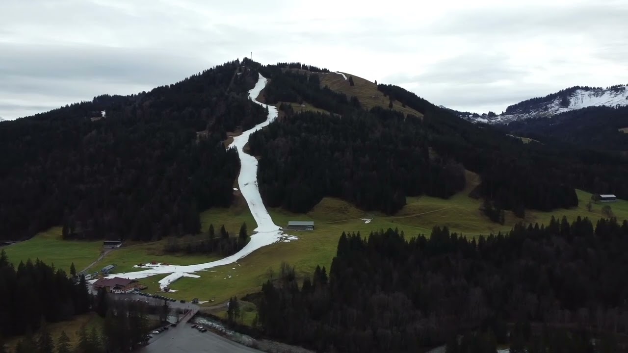 Balderschwang im Allgäu kaum Schnee im Winter - Klimawandel Auswirkung?