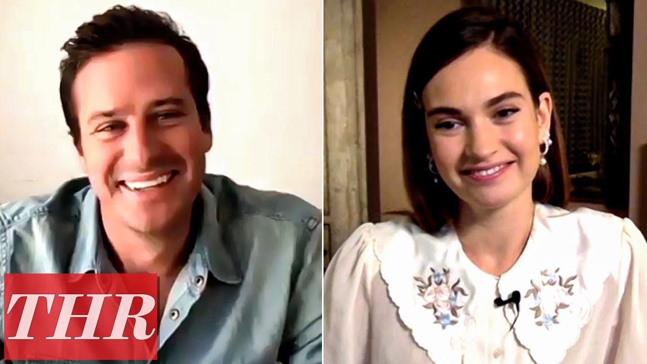 Netflix's Rebecca Cast: Armie Hammer, Lily James, Kristin Scott Thomas and Ann Dowd | THR Interview