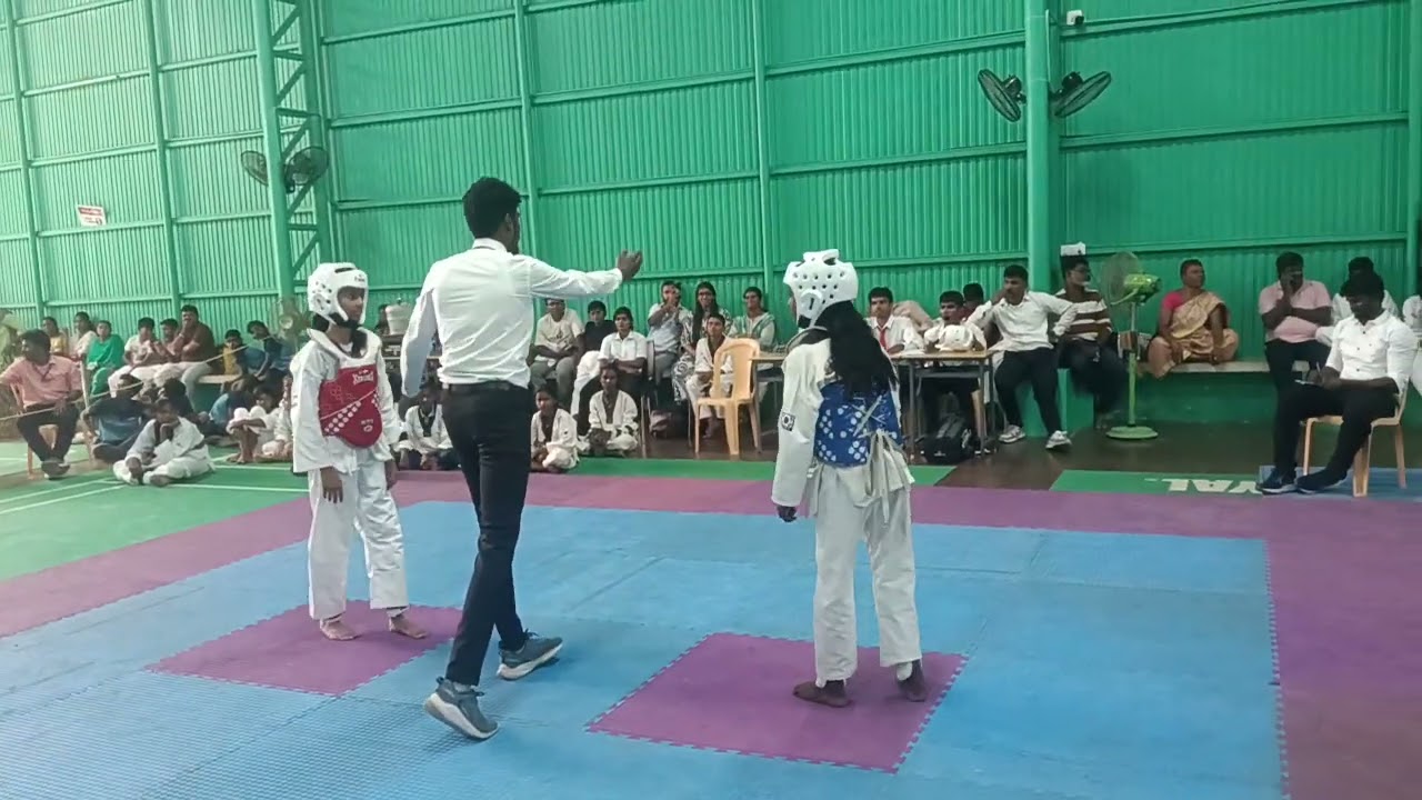 Tanusha 9th Madurai interstate Taekwondo match 