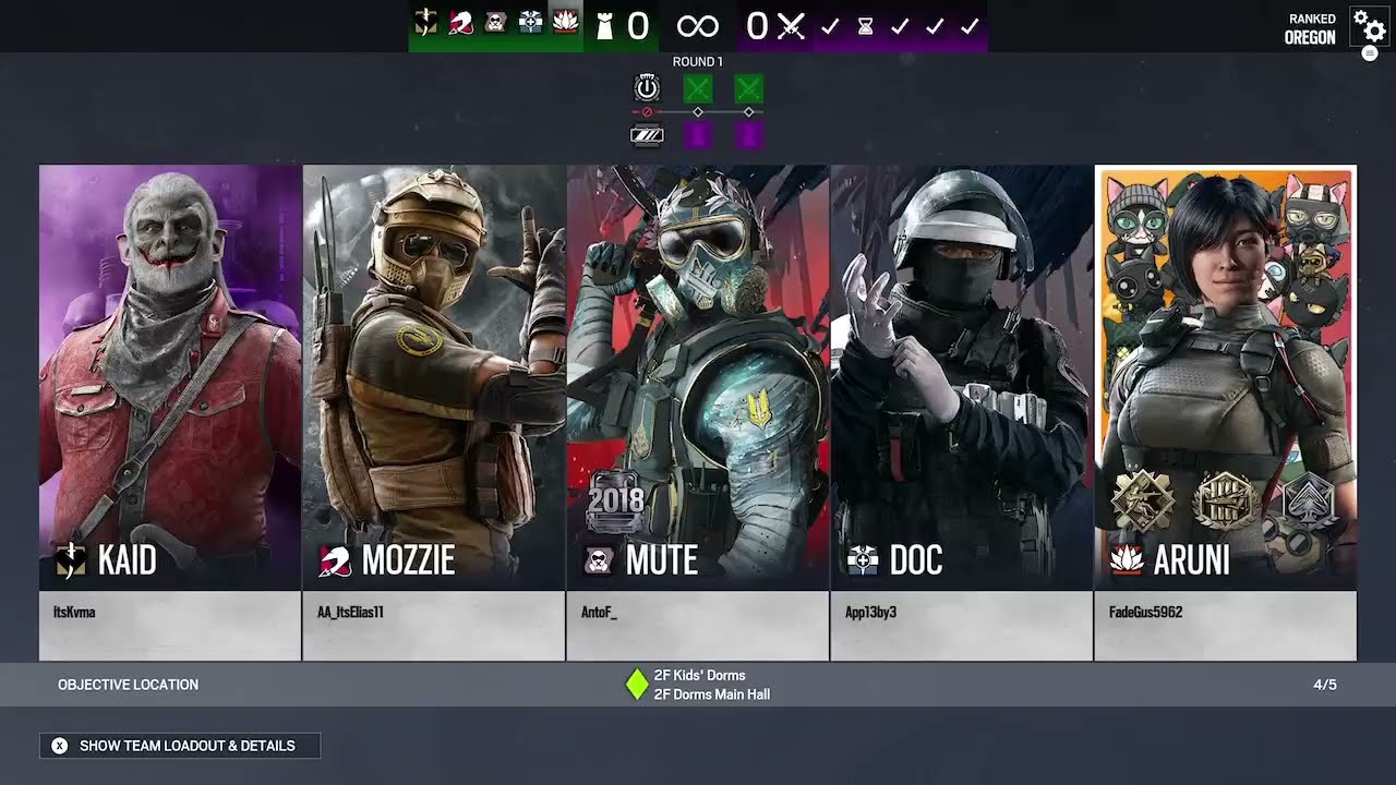 R6 siege ranked