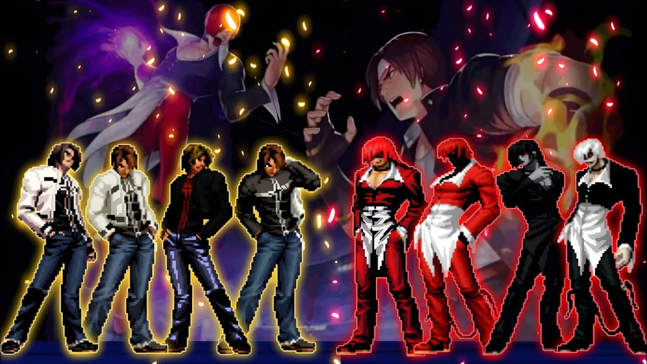 [KOF Mugen] Nests Kyo Team VS. Blood Iori Team