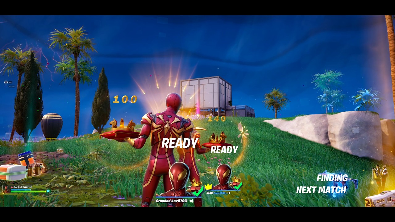 Celebrating My 100 Crowns with a Double Victory Royal Win.