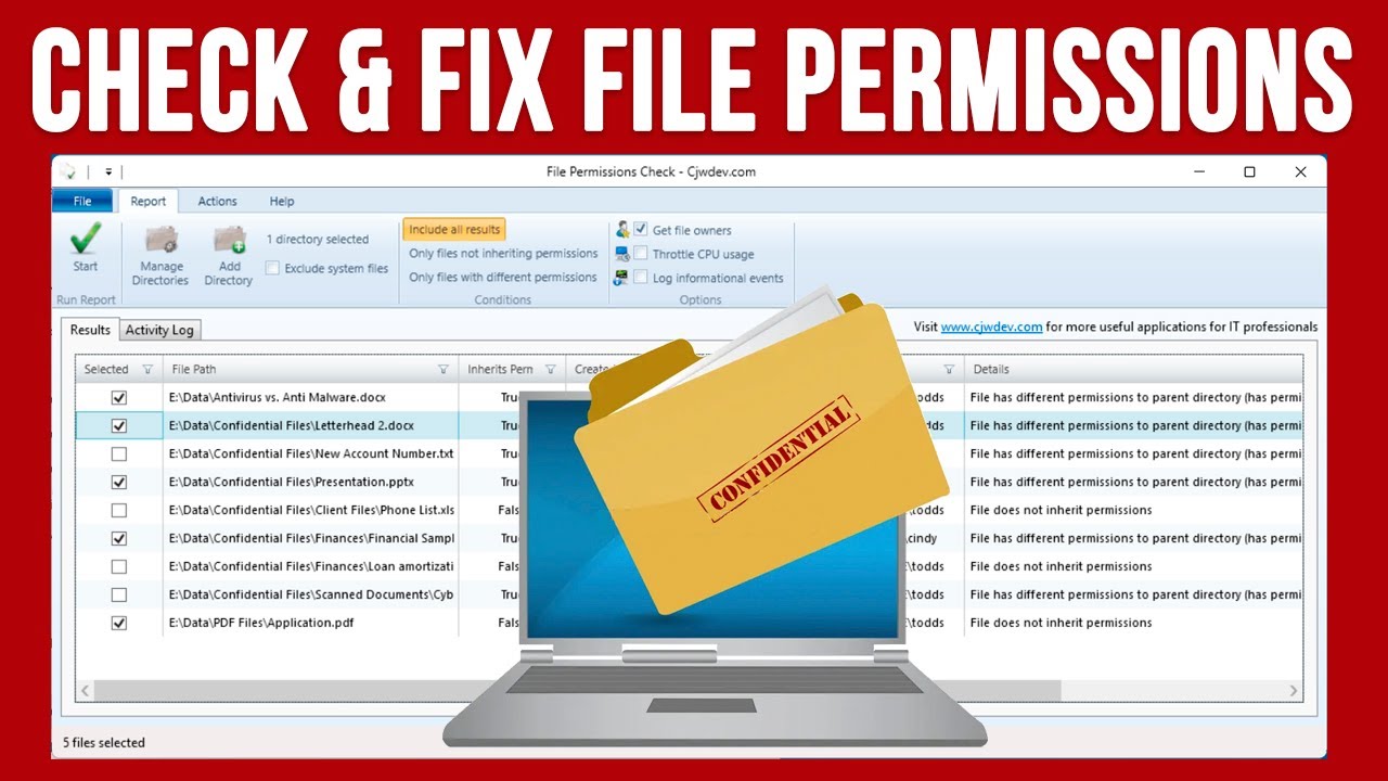 How to Bulk Check and Repair Windows File Permissions and Inheritance