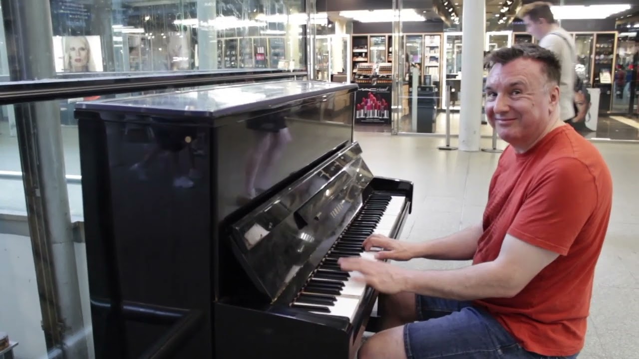 Tears in Heaven by Eric Clapton played on public piano