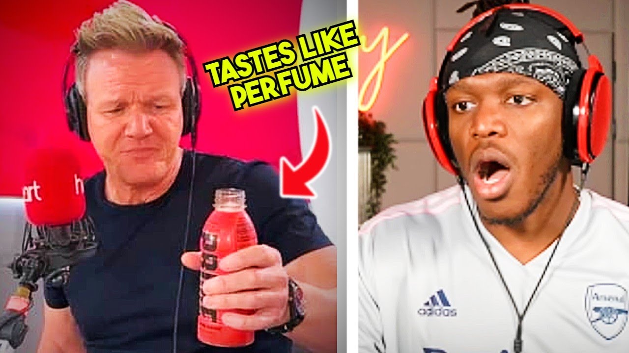 KSI Responds To Gordon Ramsay HATING On Prime Hydration (Its Not Good)