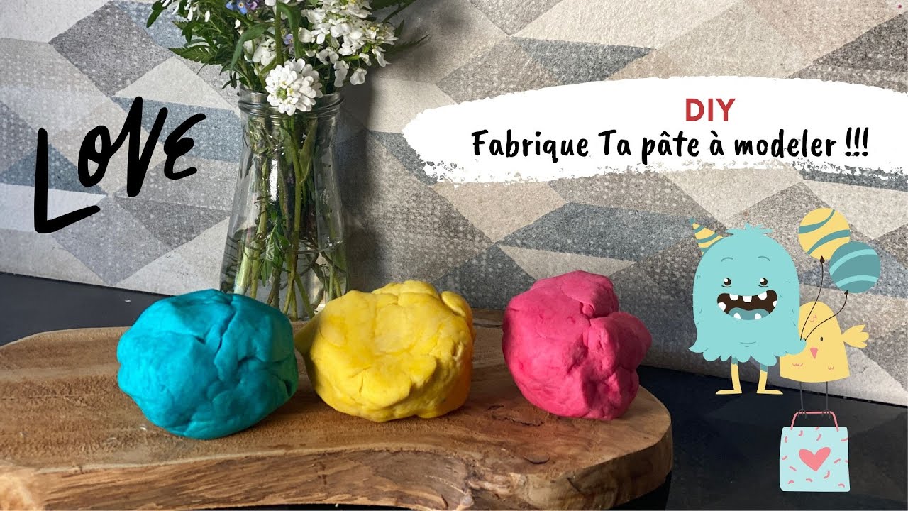 [DIY] PÂTE À MODELER MAISON RAPIDEMENT !!!