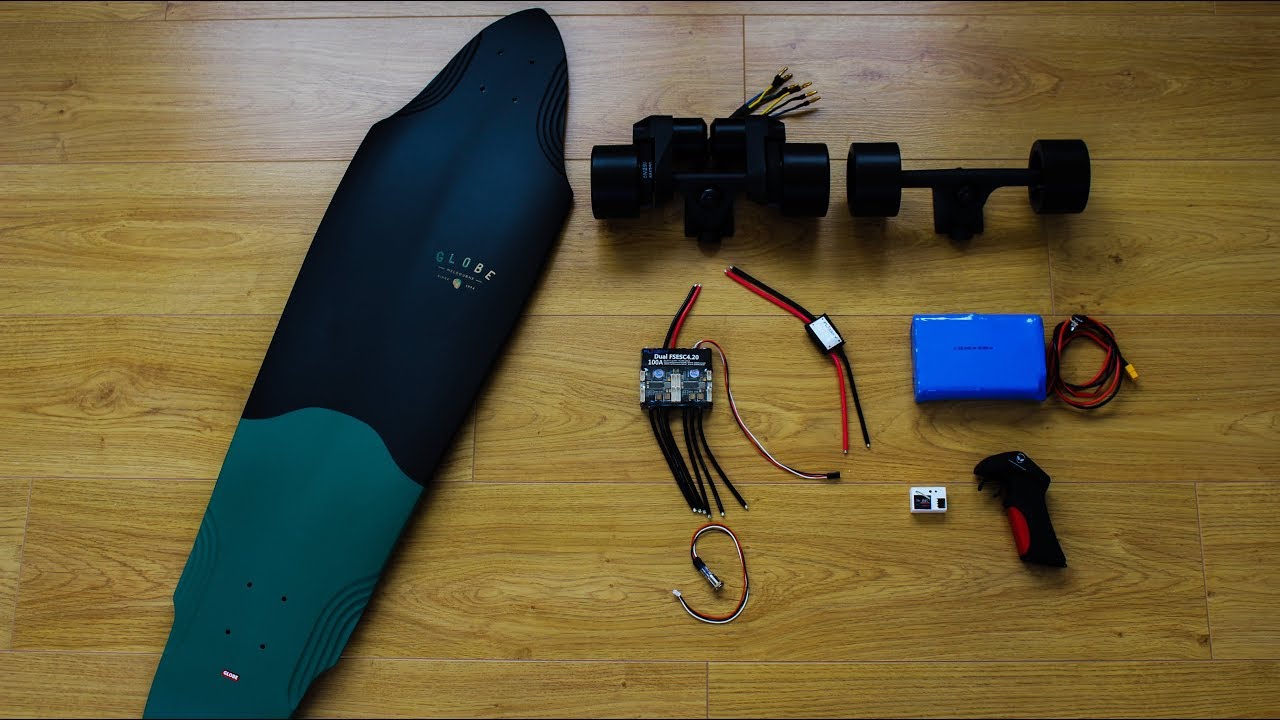 DIY Electric Skateboard MK2 - Part 1 - Parts