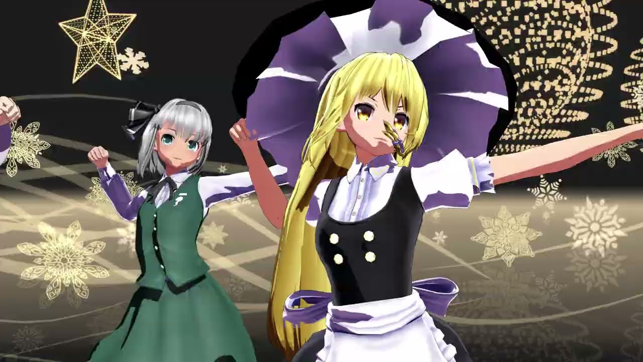霊夢、魔理沙、咲夜、妖夢、パチュリーの5人で気まぐれメルシィ