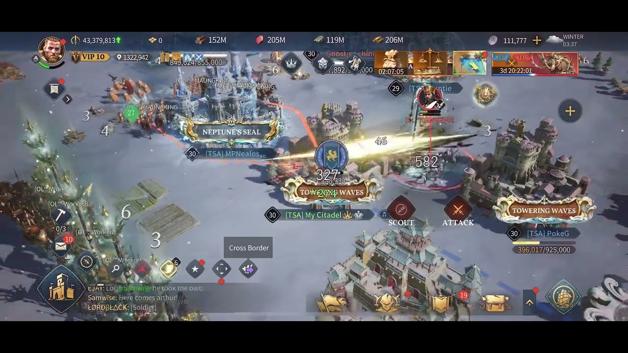 King Arthur ATTACKS my Citadel AOEM