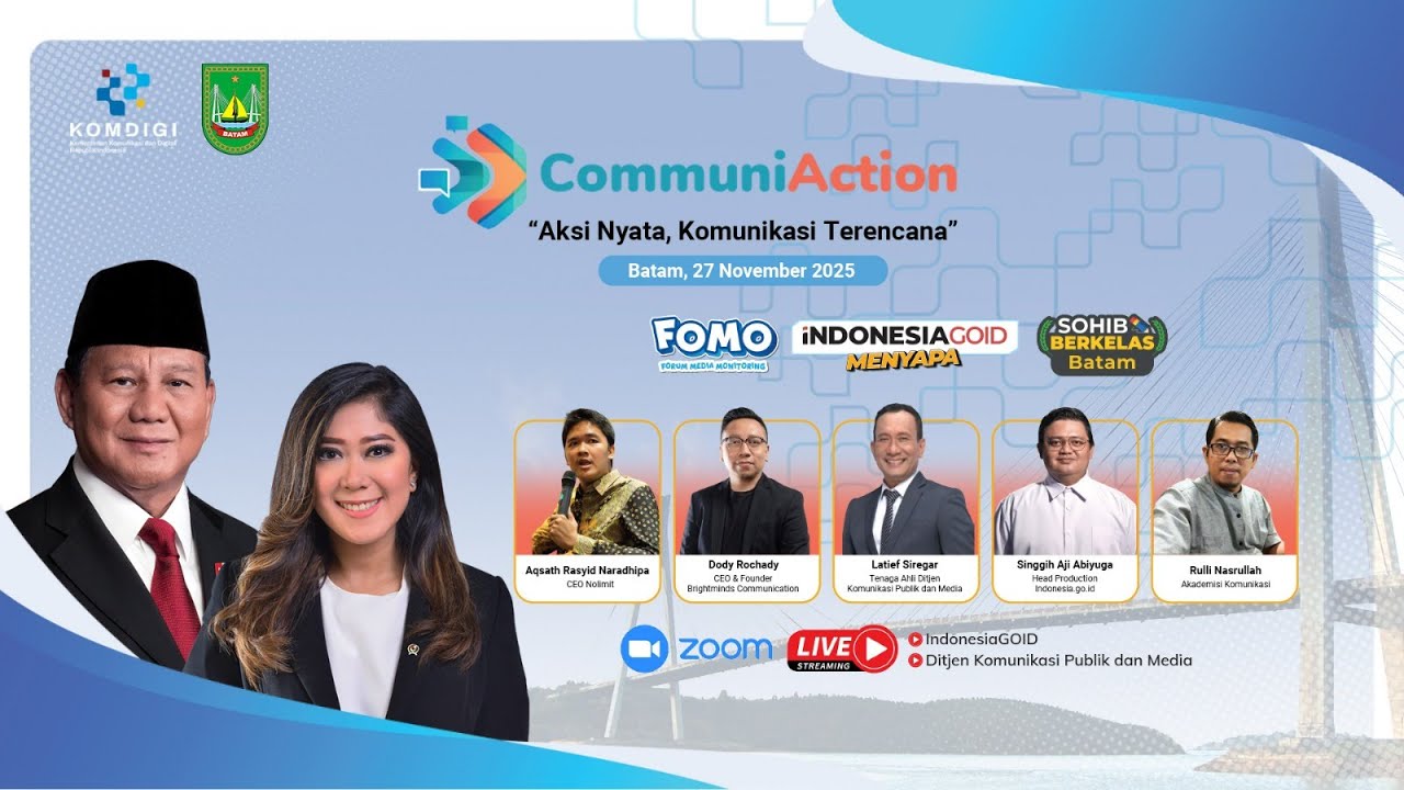 CommuniACTION x IndonesiaGOID Menyapa - Dari Clickbait jadi Berita Baik (Batam, 27 November 2025)