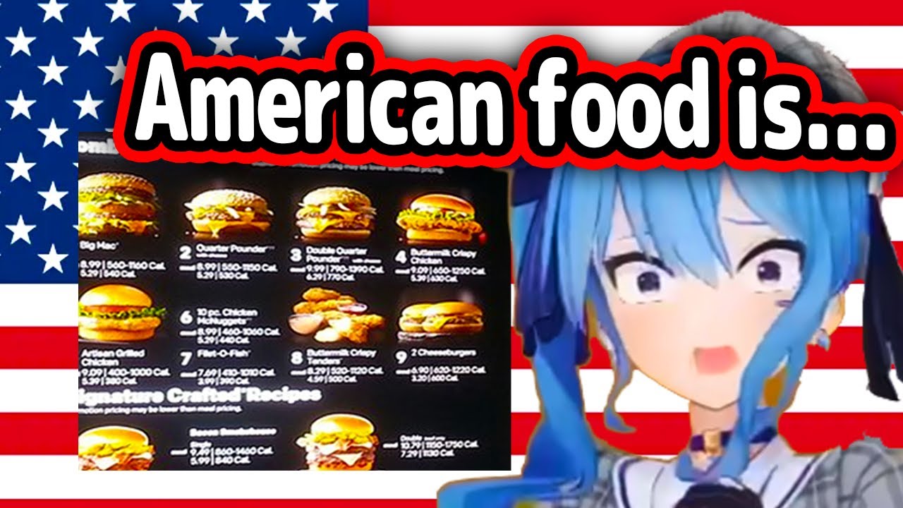 American Food Caught Suisei Off-Guard...【Hololive】