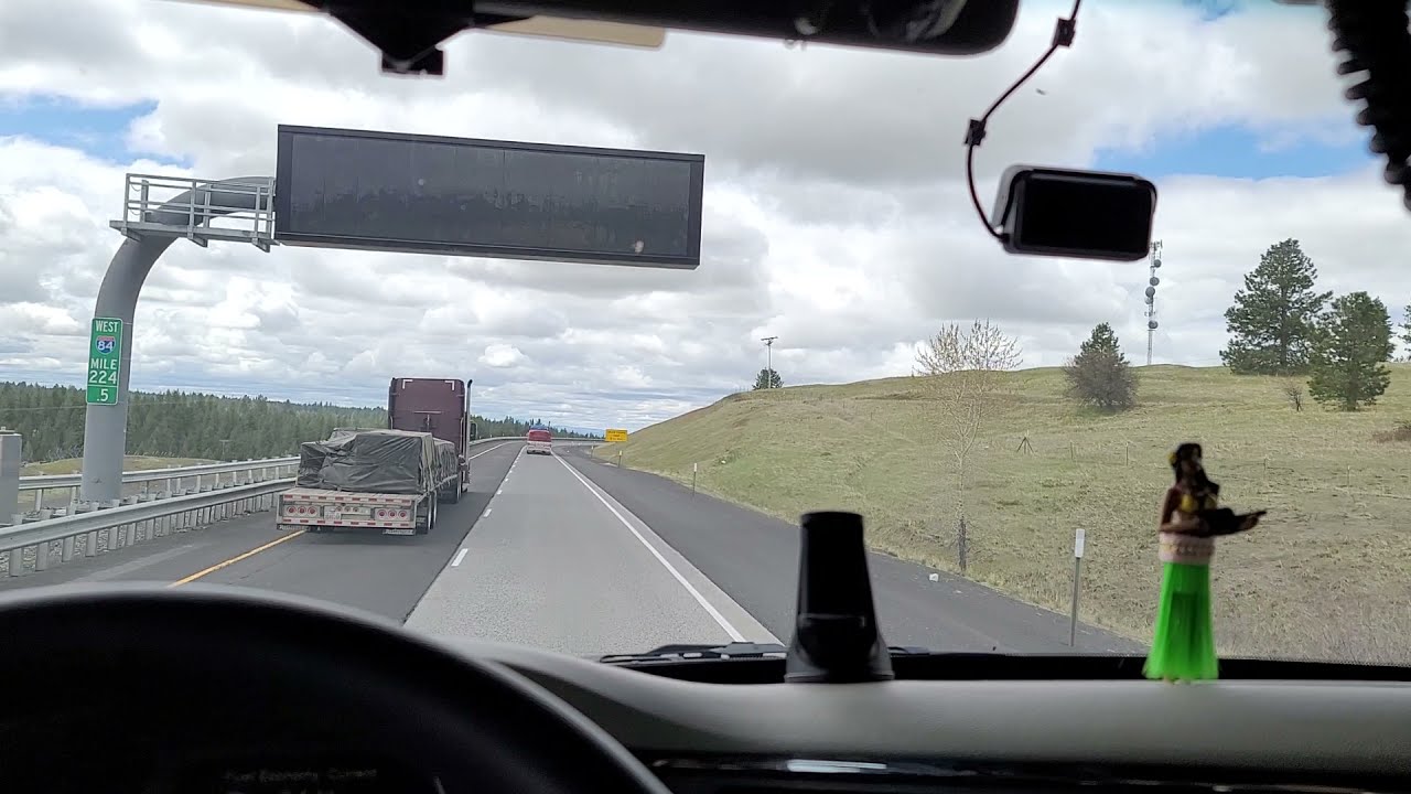 Drive Semi Truck Down Steep Mountain 