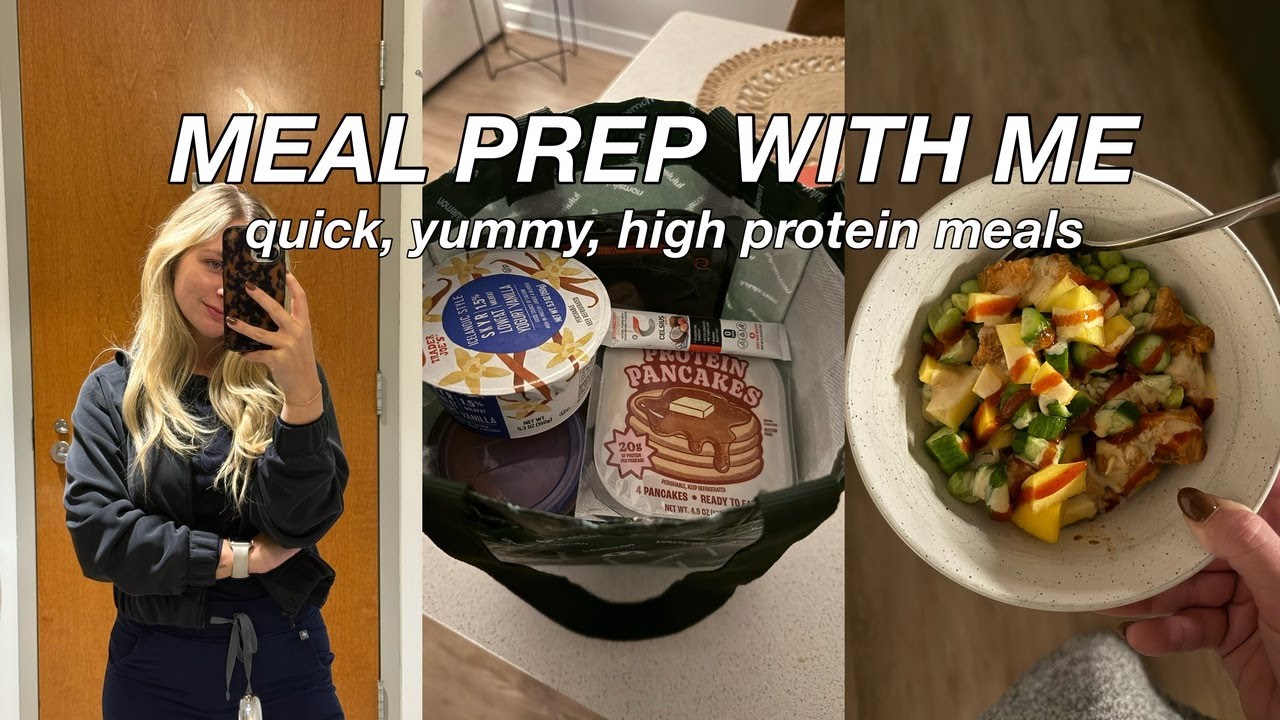 MEAL PREP WITH ME/ WORKING GIRL EDITION/HEALTHY MEALS FOR YOUR WORK WEEK AHEAD