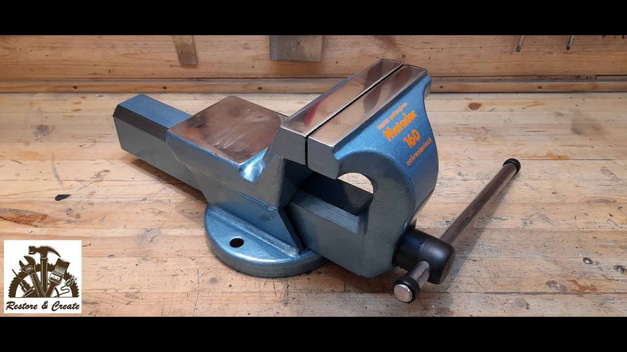 Matador 160 bench vise restoration by RIDGID.