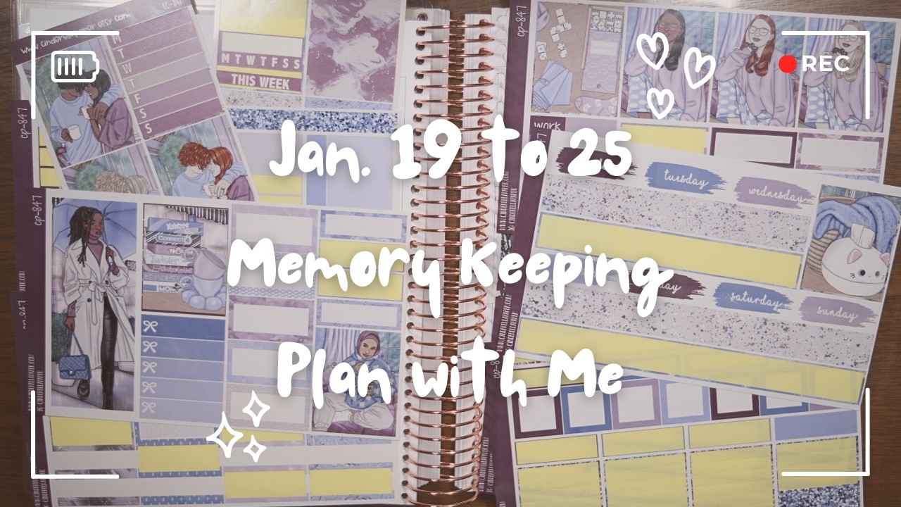 bookstore crawl // Jan. 19 to 25 Memory Keeping PWM (Cinderella Paper)