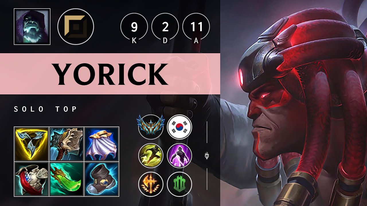 Yorick Top vs Cho'Gath - KR Challenger Patch 25.10