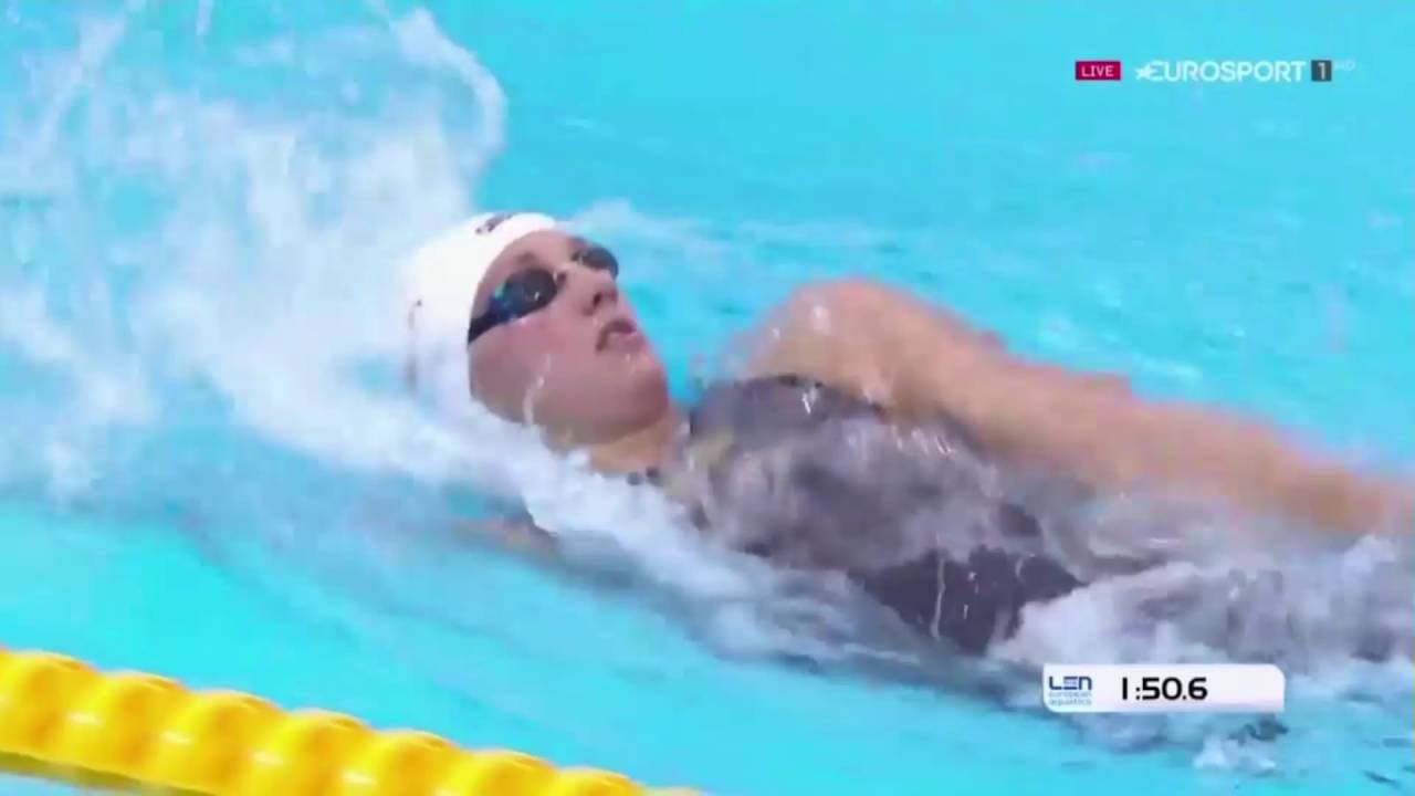 Katinka Hosszu Wins Women's 400m Medley Final LEN European Swimming Championships London 2016