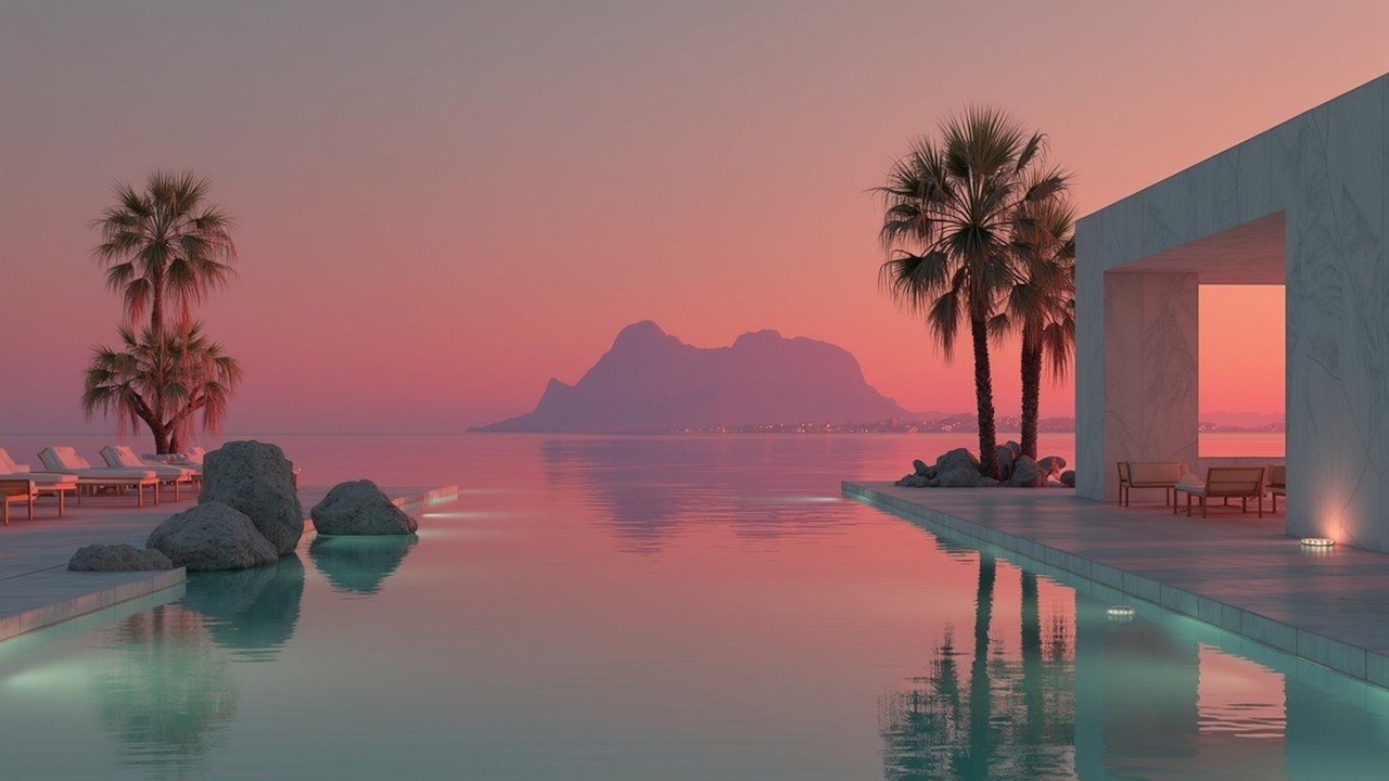 Тропический Deep House Вайбс 🌴 Микс Чилаут для Лаунжа на Закате – Расслабляющая Музыка для Бассейна
