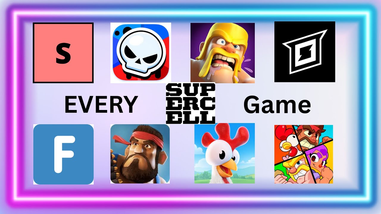 Ranking Every (Global) Supercell Game