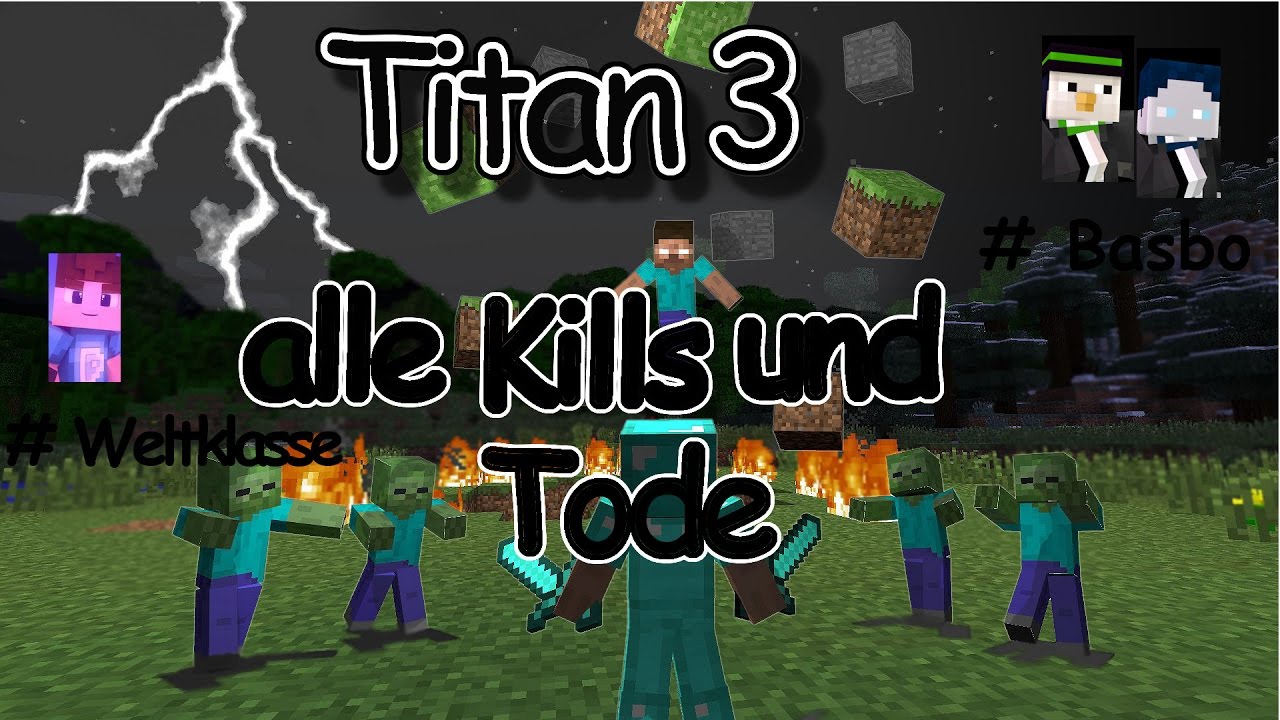 Minecraft Titan 3 Highlights - alle Kills und Tode - MPZ