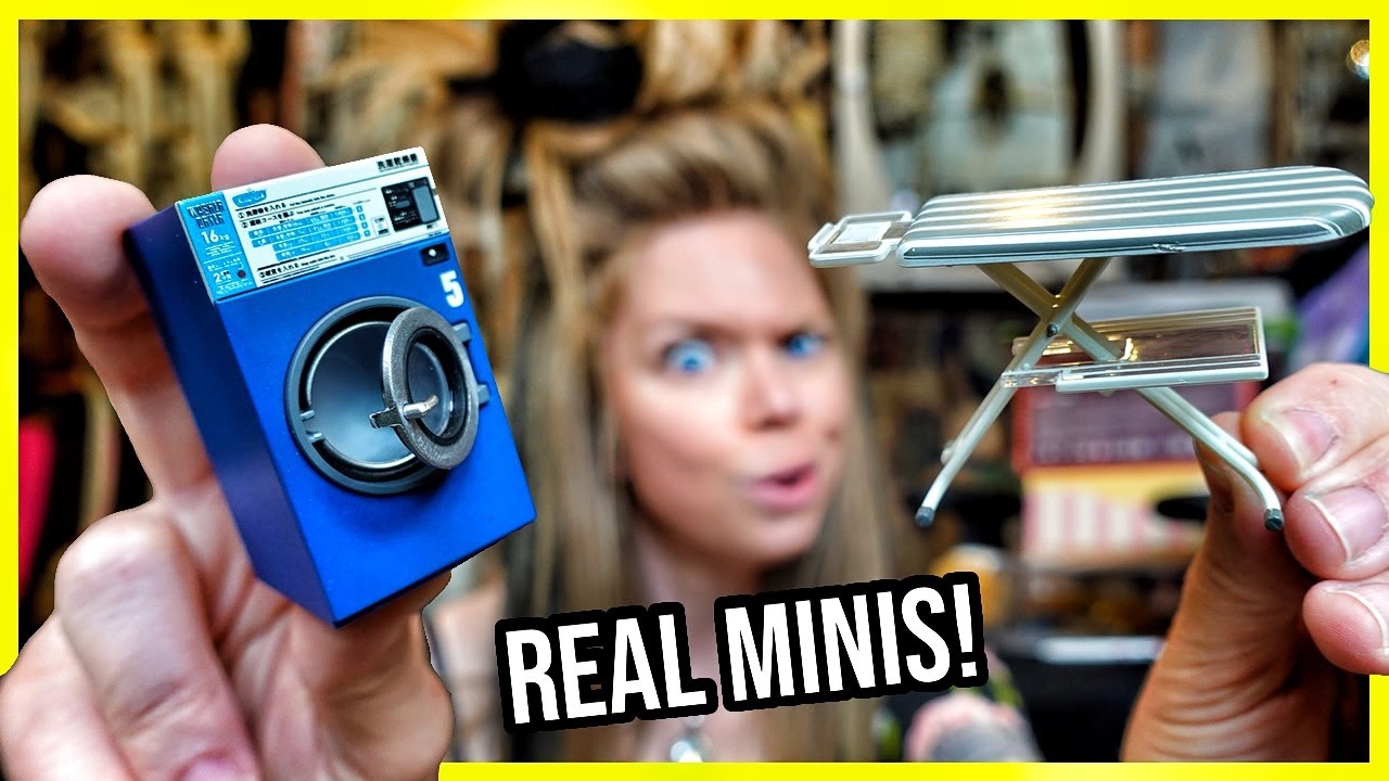 Laundry Room 'MINI BRANDS' Tiny Realistic Mini Mystery Unboxing! (Kenelephant Real Miniatures)