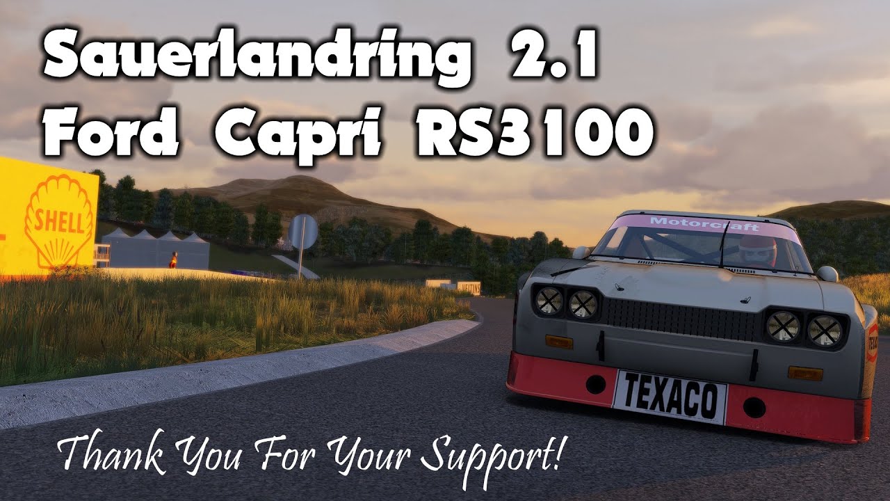 Ford Capri RS 3100 @ Sauerlandring 2.1 Onboard & TV