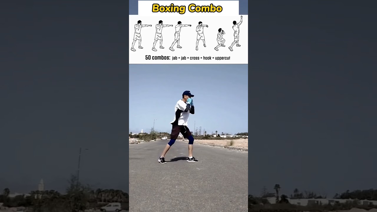 Jab- Jab- cross- hook- uppercut.  #shorts #selfdefense #boxing