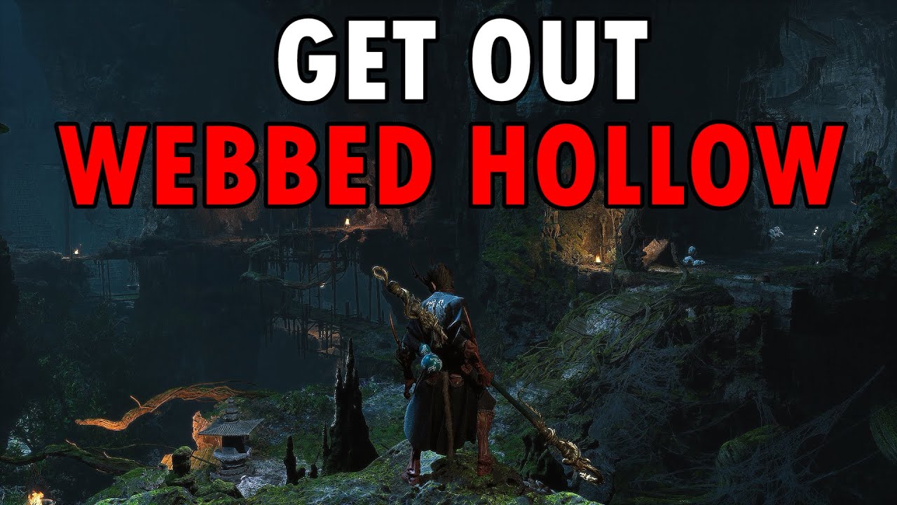 Black Myth Wukong - How To Get Out of Webbed Hollow (Easy Walkthrough)