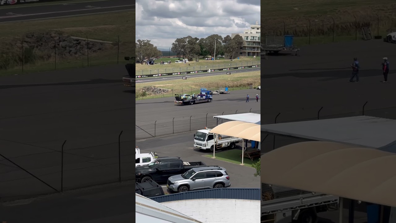 Porsche and Mercedes from forest elbow crash #car #automobile